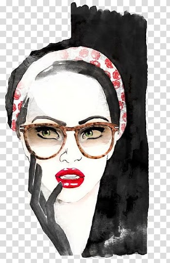 Fashion illustration Drawing Illustrator Art, model transparent background PNG clipart
