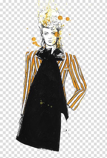 Fashion illustration Drawing Illustrator Illustration, Watercolor splashing model transparent background PNG clipart