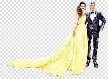 Fashion illustration Drawing Watercolor painting Illustration, Hand-painted beautiful guy walk the red carpet transparent background PNG clipart