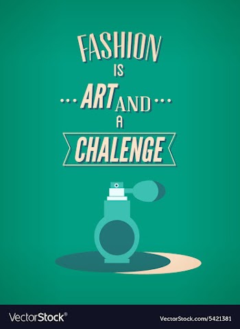 Fashion is art vector image