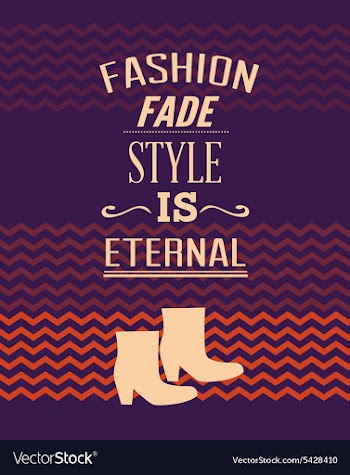 Fashion is art vector image