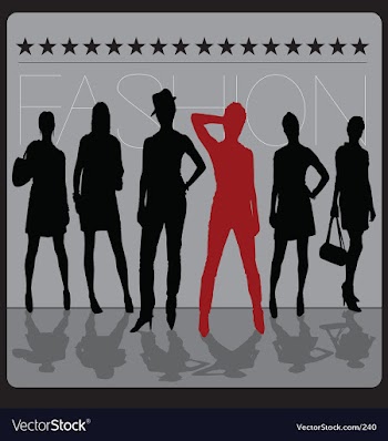 Fashion models vector image