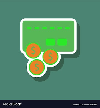Fashion patch sale sticker bank card vector image