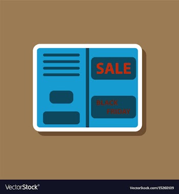 Fashion patch sale sticker booklet vector image