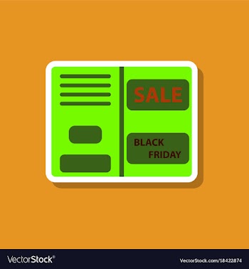 Fashion patch sale sticker booklet vector image
