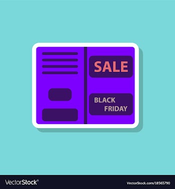 Fashion patch sale sticker booklet vector image
