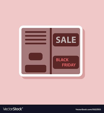 Fashion patch sale sticker booklet vector image