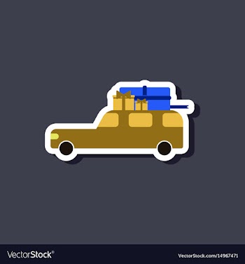 Fashion patch sale sticker car gifts vector image