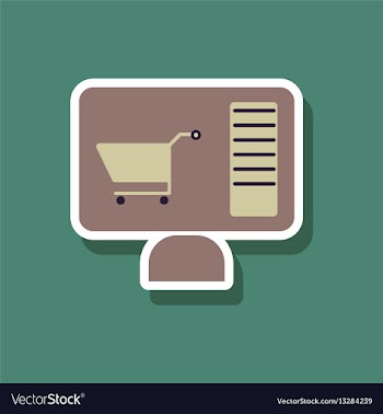 Fashion patch sale sticker computer online vector image