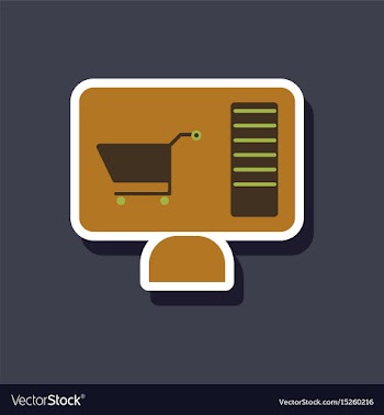 Fashion patch sale sticker computer online vector image