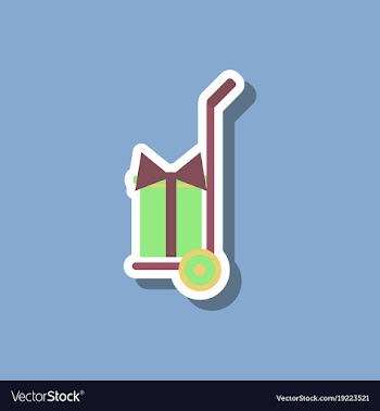 Fashion patch sale sticker gift delivery vector image