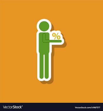 Fashion patch sale sticker human discounts vector image