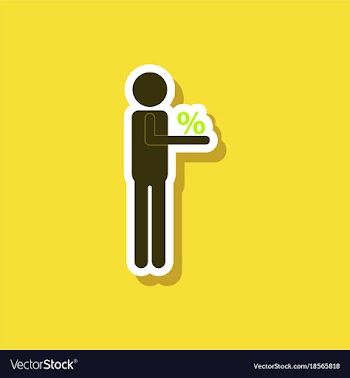 Fashion patch sale sticker human discounts vector image
