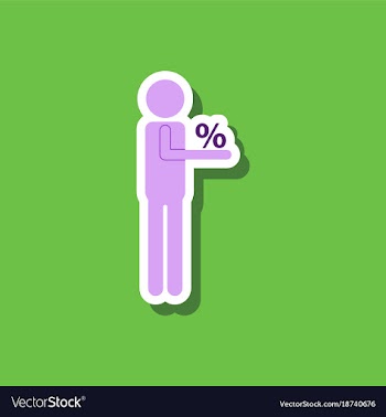Fashion patch sale sticker human discounts vector image