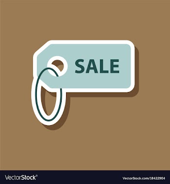 Fashion patch sale sticker label vector image