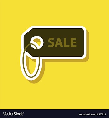 Fashion patch sale sticker label vector image