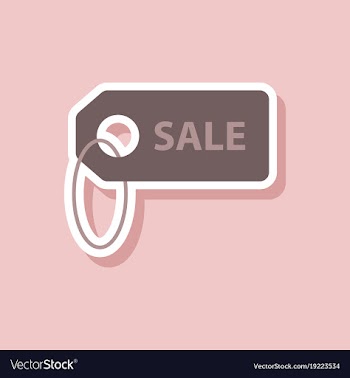 Fashion patch sale sticker label vector image