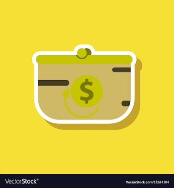 Fashion patch sale sticker purse discount vector image