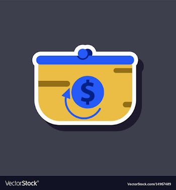 Fashion patch sale sticker purse discount vector image