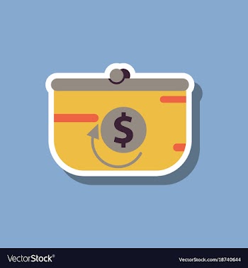 Fashion patch sale sticker purse discount vector image