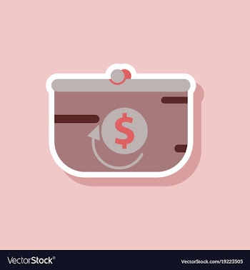 Fashion patch sale sticker purse discount vector image