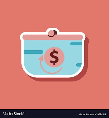 Fashion patch sale sticker purse discount vector image