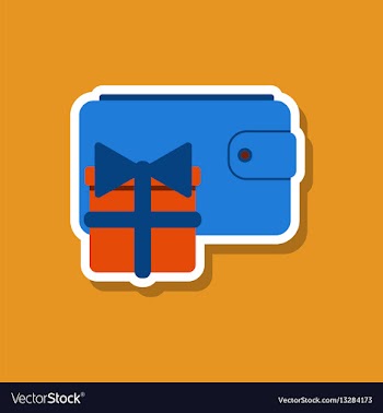 Fashion patch sale sticker purse gift vector image