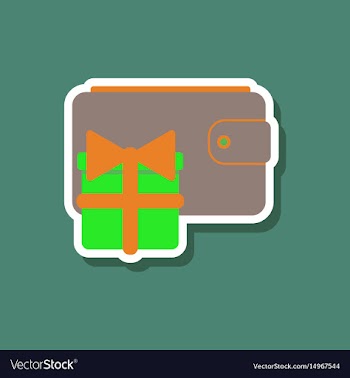 Fashion patch sale sticker purse gift vector image