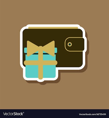 Fashion patch sale sticker purse gift vector image