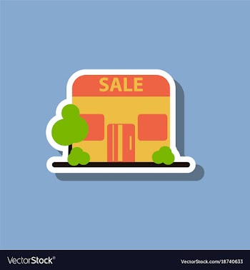 Fashion patch sale sticker shop sale vector image