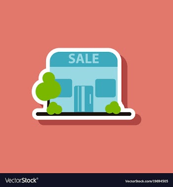 Fashion patch sale sticker shop sale vector image