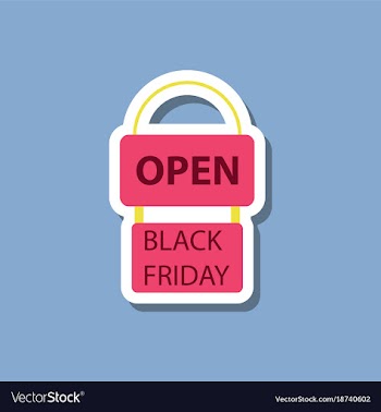 Fashion patch sale sticker signboard black friday vector image