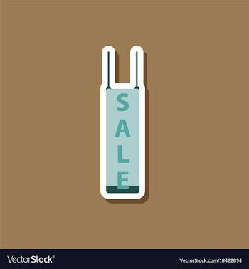 Fashion patch sale sticker signboard discount vector image