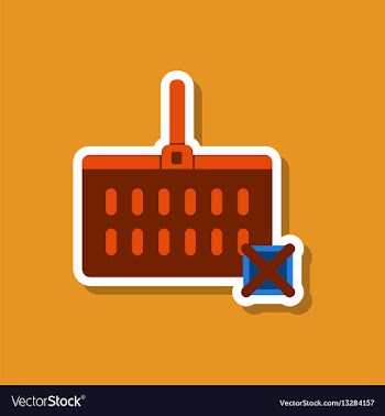 Fashion patch sale sticker supermarket basket vector image