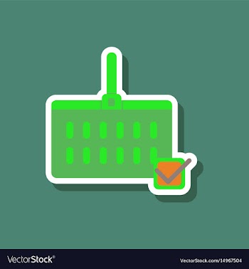 Fashion patch sale sticker supermarket basket vector image
