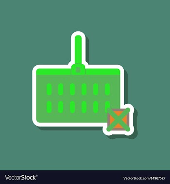 Fashion patch sale sticker supermarket basket vector image
