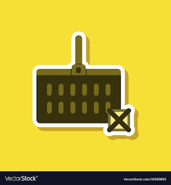 Fashion patch sale sticker supermarket basket vector image