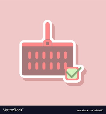 Fashion patch sale sticker supermarket basket vector image