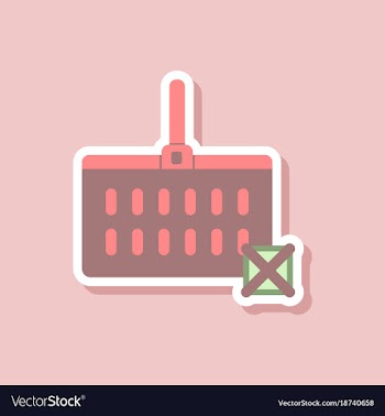 Fashion patch sale sticker supermarket basket vector image