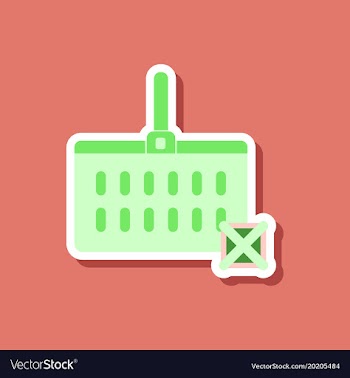 Fashion patch sale sticker supermarket basket vector image