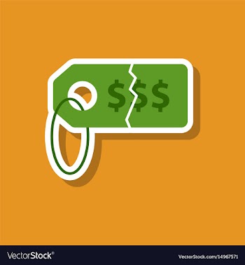 Fashion patch sale sticker tag money vector image