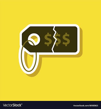 Fashion patch sale sticker tag money vector image