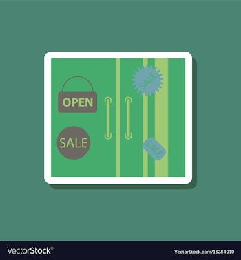 Fashion patch sale sticker wardrobe black friday vector image
