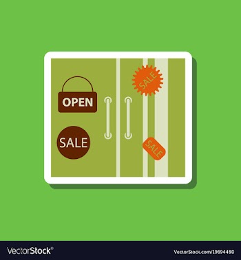 Fashion patch sale sticker wardrobe black friday vector image