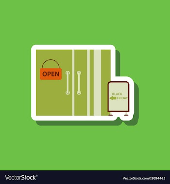 Fashion patch sale sticker wardrobe black friday vector image