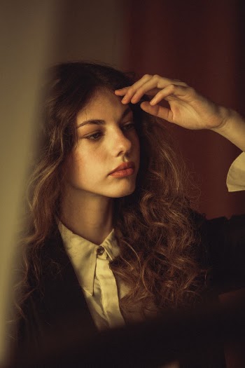 fashion people woman dark