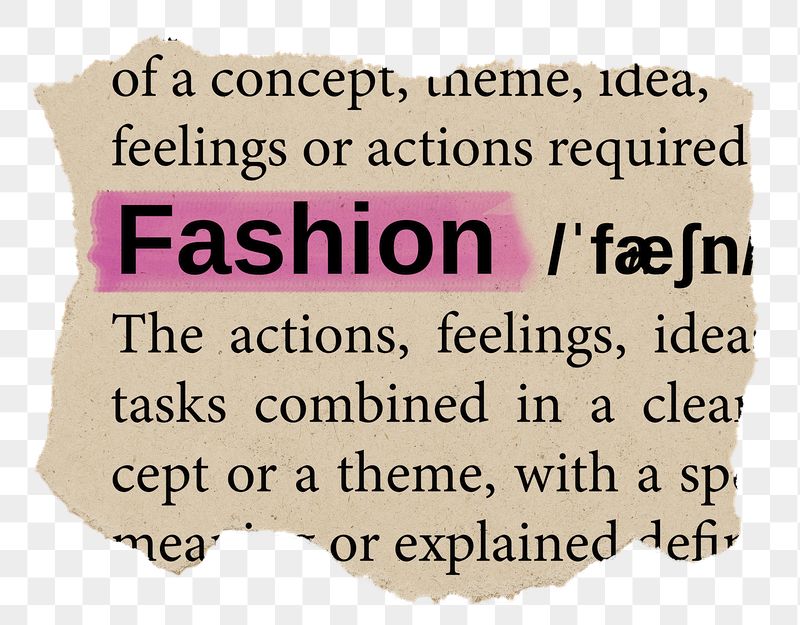 Fashion png word sticker, torn | Free PNG - rawpixel