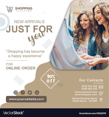 fashion postfashion sale social media banner