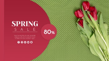 Fashion sale banner template Free Psd