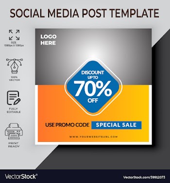 fashion sale social media post